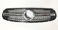 Calandre Diamant Mercedes GLC W253 Noir Argent 2015 2022 - détail du montage - Becquet Voiture
