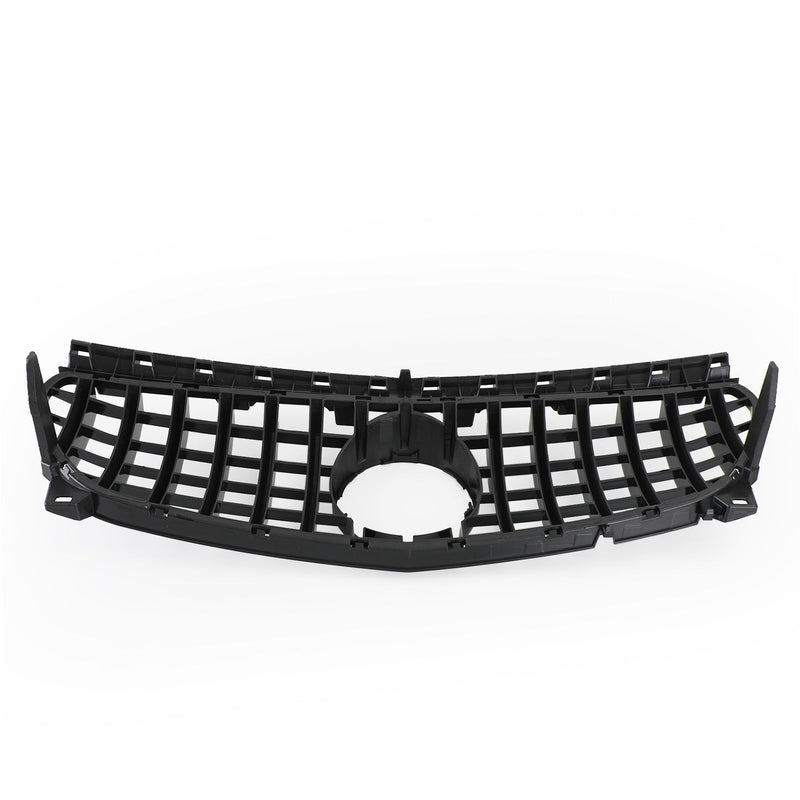 Kühlergrill Diamant-Schwarz glänzend Mercedes CLA W117 2013-2019 - Vorderansicht 2 - Becquet Voiture