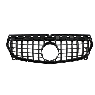 Calandre Diamant Noir Brillant Mercedes CLA W117 2013-2019 - vue de face - Becquet Voiture