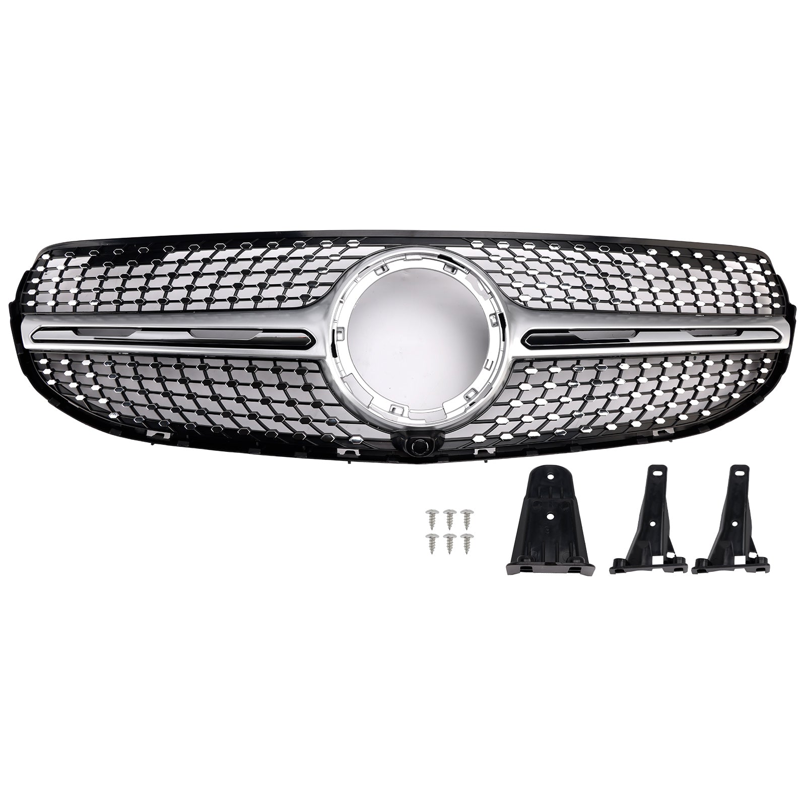 Calandre Diamantée Mercedes-Benz GLC X253 2020-2022 - vue de face - Becquet Voiture