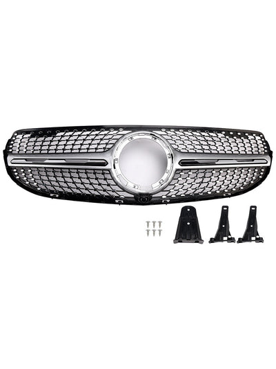 Calandre Diamantée Mercedes-Benz GLC X253 2020-2022 - vue de profil 2 - Becquet Voiture
