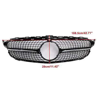 Calandre Diamantée Mercedes Classe C W205 C250 C300 2015-2018 - installé sur véhicule - Becquet Voiture