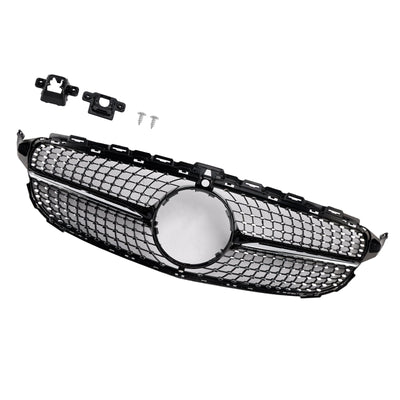 Calandre Diamantée Mercedes Classe C W205 C250 C300 2015-2018 - vue arrière - Becquet Voiture