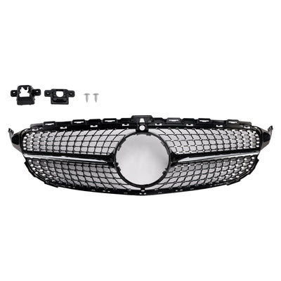 Calandre Diamantée Mercedes Classe C W205 C250 C300 2015-2018 - vue de profil - Becquet Voiture