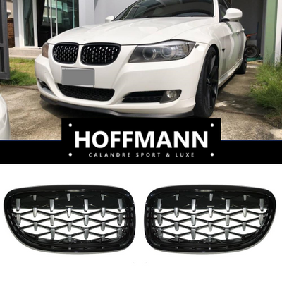 Calandre Diamond BMW Série 3 E90 E91 - vue de profil - Becquet Voiture