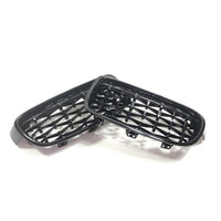 Kühlergrill Diamond BMW 3er F30 2012–2018 Schwarz Silber - Rückansicht - Becquet Voiture