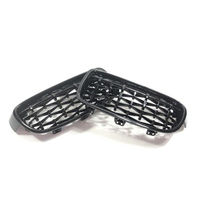 Kühlergrill Diamond BMW 3er F30 2012–2018 Schwarz Silber - Rückansicht - Becquet Voiture