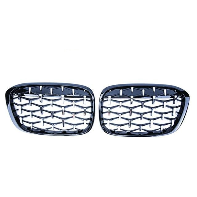 Calandre Diamond BMW X1 F48 F49 2016-2019 - vue de face - Becquet Voiture
