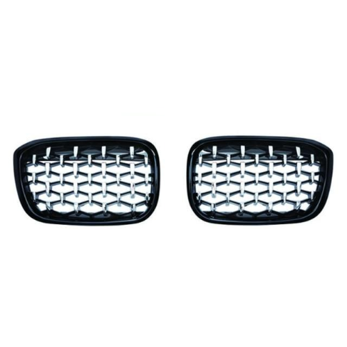 Diamond Grille BMW X3 G01 G08 2018-2021 - three-quarter view - Becquet Voiture