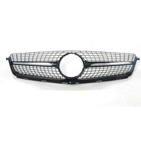 Kühlergrill Diamond Mercedes C-Klasse 2008–2011 - Vorderansicht - Becquet Voiture