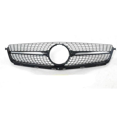 Calandre Diamond Mercedes Classe C 2008-2011 - vue de face - Becquet Voiture