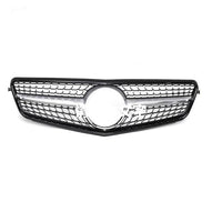 Black Diamond Grille Mercedes C-Class W204 - side view - Becquet Voiture