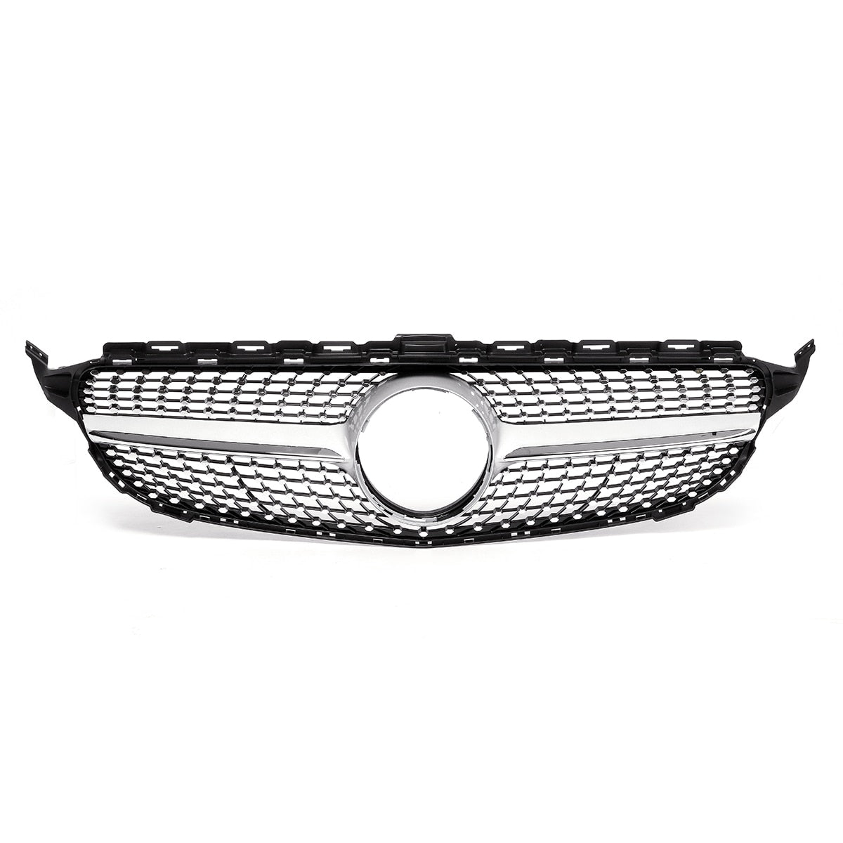 Calandre Diamond Mercedes Classe C W205 2015-2018 - vue de face - Becquet Voiture