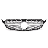 Kühlergrill Diamond Mercedes C-Klasse W205 2015–2018 - Vorderansicht - Becquet Voiture