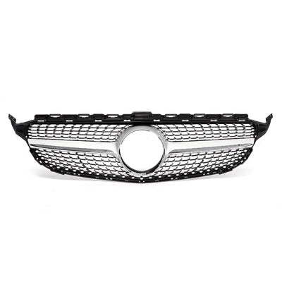 Calandre Diamond Mercedes Classe C W205 2015-2018 - vue de face - Becquet Voiture