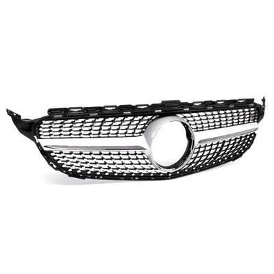 Calandre Diamond Mercedes Classe C W205 2015-2018 - vue de profil - Becquet Voiture