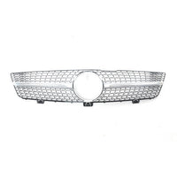 Diamond Grille Mercedes CLS-Class W219 - three-quarter view - Becquet Voiture