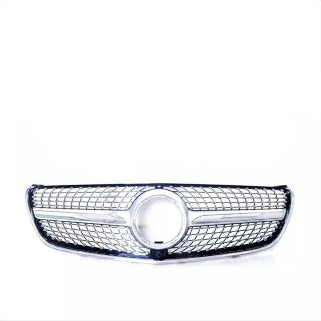 Kühlergrill Diamond Mercedes V-Klasse W447 2015–2018 - am Fahrzeug montiert - Becquet Voiture