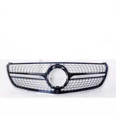 Calandre Diamond Mercedes Classe V W447 2015-2018 - vue de trois-quarts - Becquet Voiture