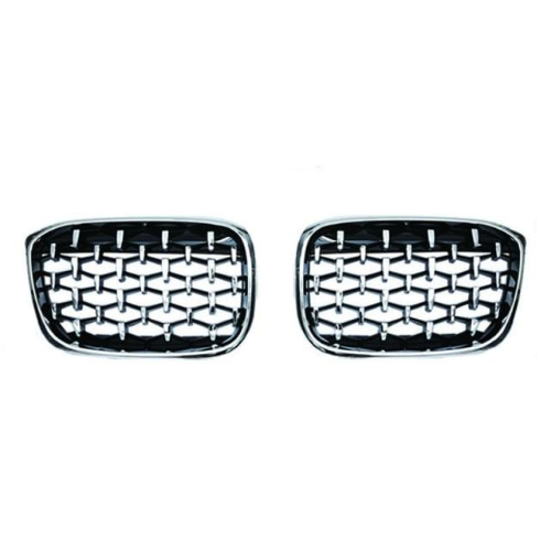 Diamond Grille for BMW X4 G02 2018-2021 - rear view - Becquet Voiture