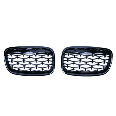 Calandre Diamond pour BMW X6 E71 E72 (2006-2013) - vue arrière - Becquet Voiture