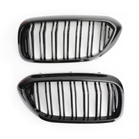 Calandre Double Lamelle BMW Série 5 G30 G31 Noir Brillant 2017-2019 - vue arrière - Becquet Voiture