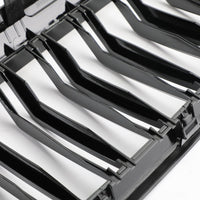 Calandre Double Lamelle BMW Série 5 G30 G31 Noir Brillant 2017-2019 - vue rapprochée - Becquet Voiture