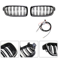 Calandre Double Lamelles BMW Série 3 F30 2012-2019 - détail du montage - Becquet Voiture
