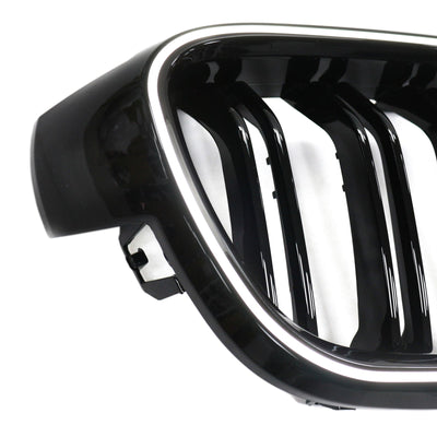 Calandre Double Lamelles BMW Série 3 F30 2012-2019 - en situation - Becquet Voiture