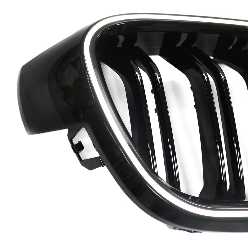 Calandre Double Lamelles BMW Série 3 F30 2012-2019 - en situation - Becquet Voiture