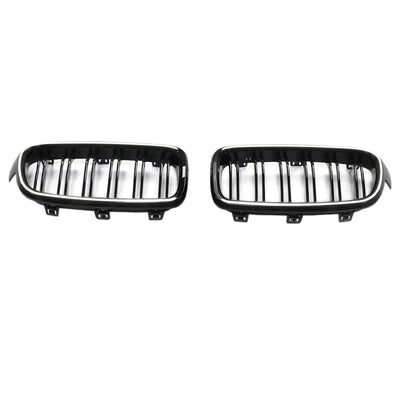 Calandre Double Lamelles BMW Série 3 F30 2012-2019 - installé sur véhicule 2 - Becquet Voiture