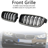 Calandre Double Lamelles BMW Série 3 F30 2012-2019 - vue arrière - Becquet Voiture