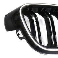 Calandre Double Lamelles BMW Série 3 F30 F31 F35 Noir Brillant - en situation - Becquet Voiture