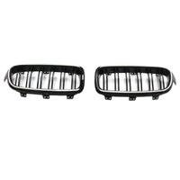 Calandre Double Lamelles BMW Série 3 F30 F31 F35 Noir Brillant - installé sur véhicule 2 - Becquet Voiture