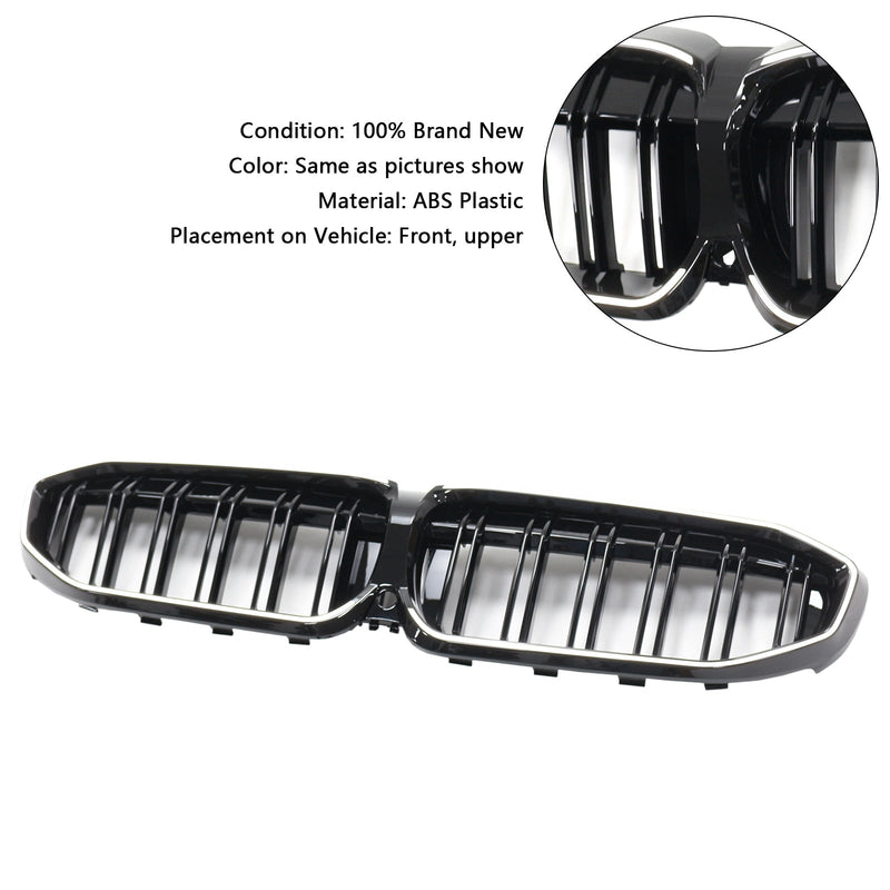 Calandre Double Lamelles BMW Série 3 G20 Noir 2019-2022 - packshot studio - Becquet Voiture