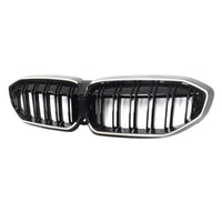 Calandre Double Lamelles BMW Série 3 G20 Noir 2019-2022 - vue arrière 2 - Becquet Voiture