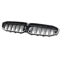 Calandre Double Lamelles BMW Série 3 G20 Noir 2019-2022 - vue de trois-quarts 2 - Becquet Voiture