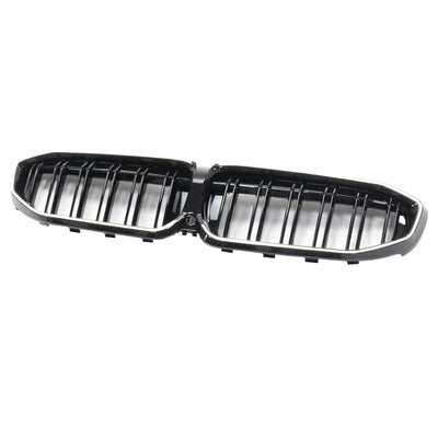 Calandre Double Lamelles BMW Série 3 G20 Noir 2019-2022 - vue de trois-quarts 2 - Becquet Voiture