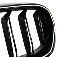 Calandre Double Lamelles BMW Série 5 G30 G38 2021-2024 Noir - vue de dessus - Becquet Voiture