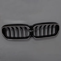 Calandre Double Lamelles BMW Série 5 G30 G38 2021-2024 Noir - vue de face 2 - Becquet Voiture