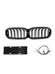Calandre Double Lamelles BMW Série 5 G30 G38 2021-2024 Noir