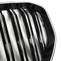 Calandre Double Lamelles Noir BMW X5 G05 M Performance 2019-2022 - vue de dessus - Becquet Voiture