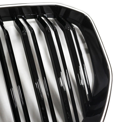 Calandre Double Lamelles Noir BMW X5 G05 M Performance 2019-2022 - vue de dessus - Becquet Voiture
