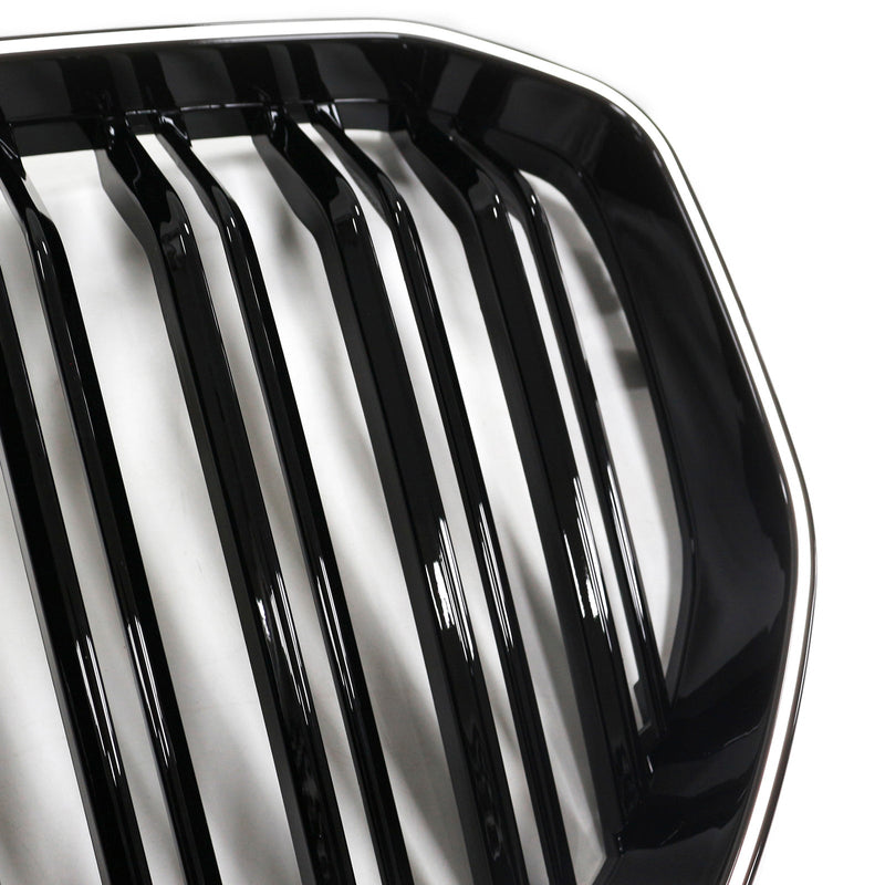 Calandre Double Lamelles Noir BMW X5 G05 M Performance 2019-2022 - vue de dessus - Becquet Voiture