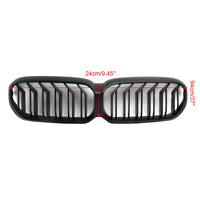 Calandre Double Lamelles Noir Mat BMW G30 G31 LCI - vue arrière - Becquet Voiture