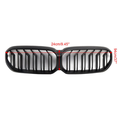 Calandre Double Lamelles Noir Mat BMW G30 G31 LCI - vue arrière - Becquet Voiture