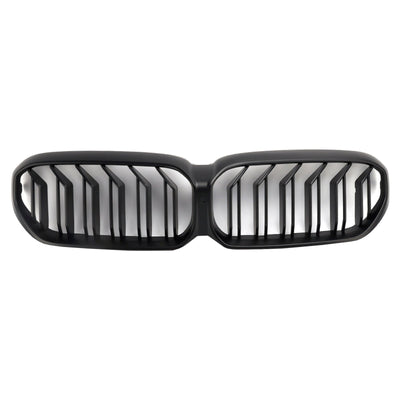 Calandre Double Lamelles Noir Mat BMW G30 G31 LCI - vue de dessus - Becquet Voiture