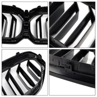 Calandre Double Lamelles Noir Mat BMW G30 G31 LCI - vue de face 2 - Becquet Voiture
