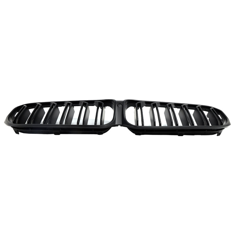 Calandre Double Lamelles Noir Mat BMW G30 G31 LCI - vue de trois-quarts - Becquet Voiture