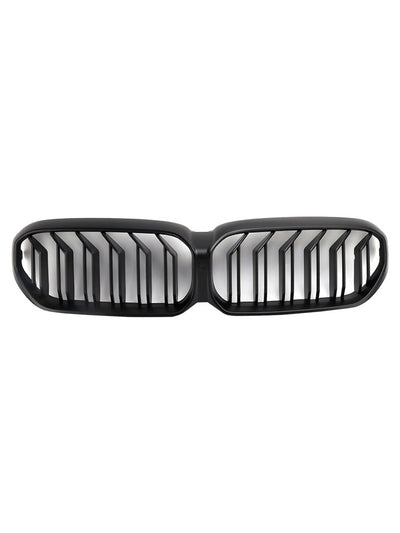 Calandre Double Lamelles Noir Mat BMW G30 G31 LCI - vue rapprochée - Becquet Voiture
